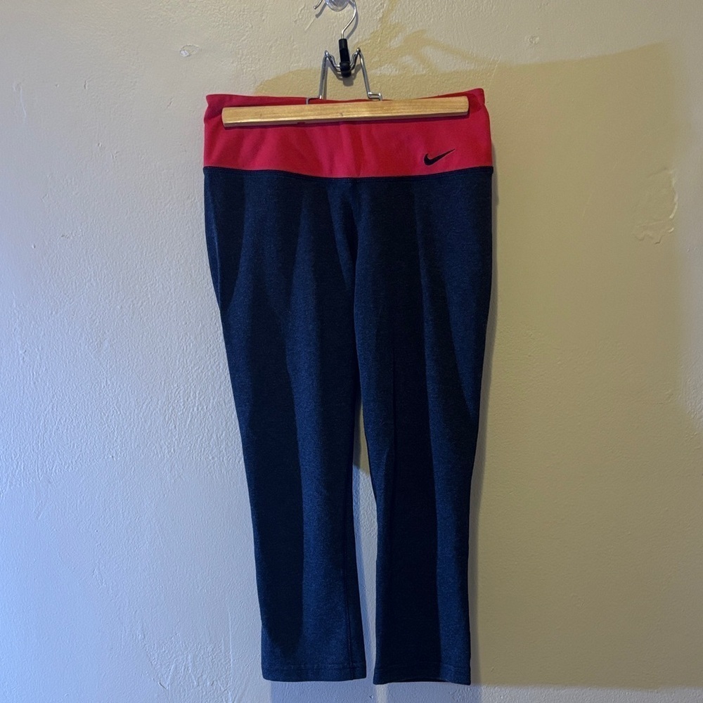 Nike Women's Leggings with Red Waistband